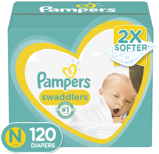 Pampers Swaddlers Disposable Baby Diapers, Giant Pack