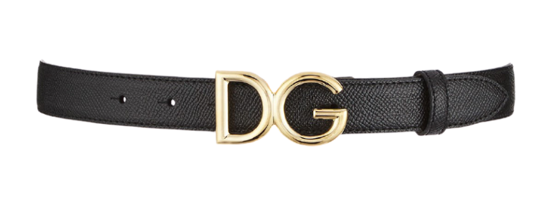 Dolce & Gabbana calf leather belt.